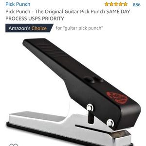 Guitar Pick Punch - Awesome Musician Gift!